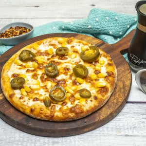 Jalapeno and Corn Pizza